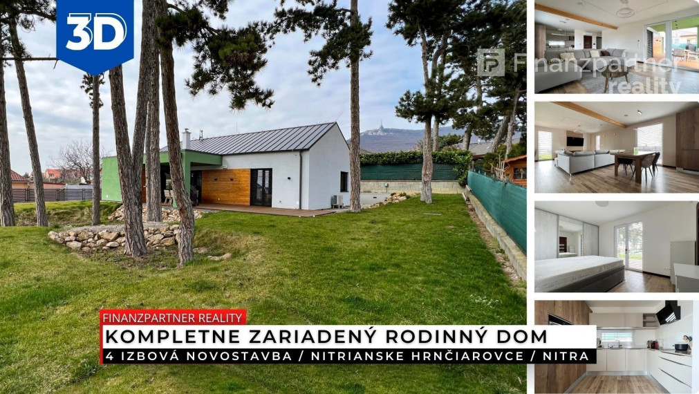 Prenájom - Novostavba, rodinný dom, Nitrianske Hrnčiarovce, Nitra